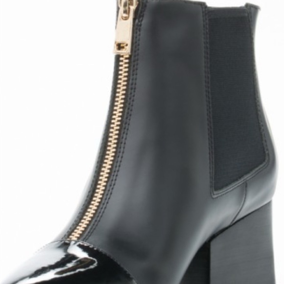 Chocolate Shubar boots in black. Size 38 or size 7.5. 2.5" heel. Almost new! - Picture 2 of 8